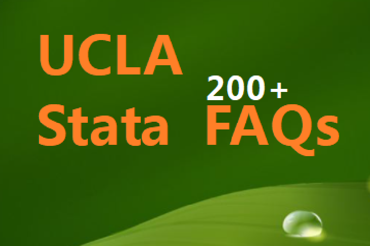 UCLA-Stata-FAQ：200多个Stata常见问题-中文版